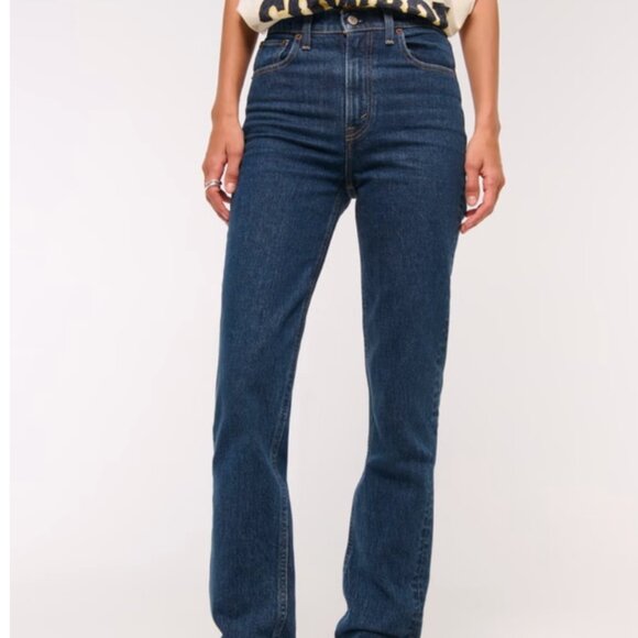 ABERCROMBIE & FITCH The '90's Straight Ultra High Rise size 30/10R - Picture 2 of 8